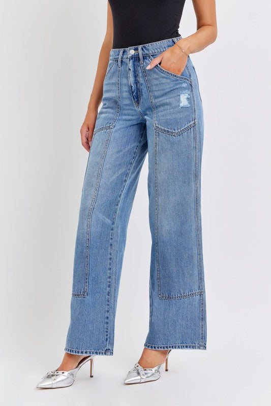 Pantalón pierna ancha