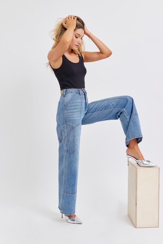 Pantalón pierna ancha
