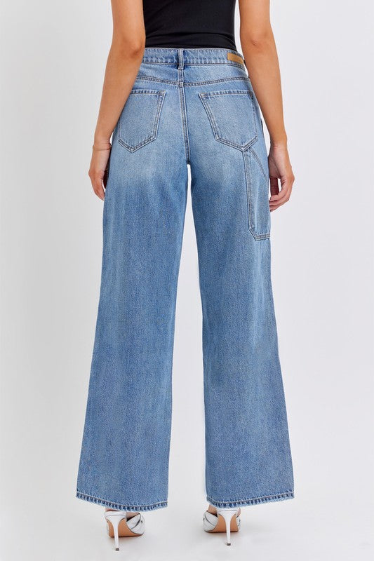 Pantalón pierna ancha