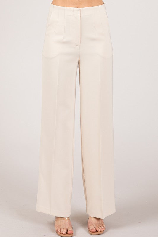 Pantalon wide leg