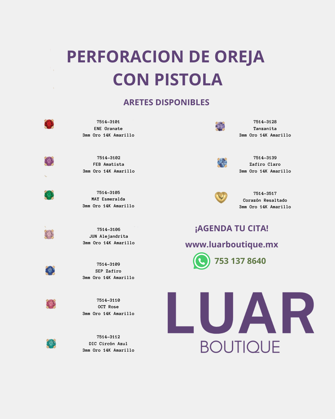 Cita Perforacion con Pistola