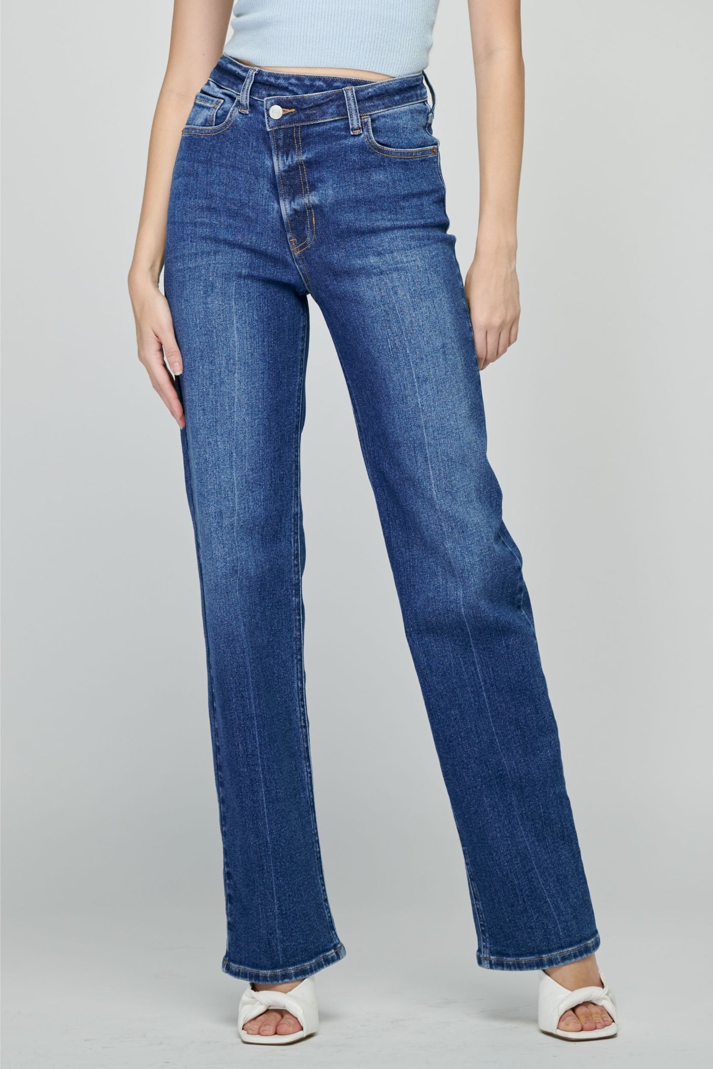 Milana - Pantalon Cintura Asimétrica