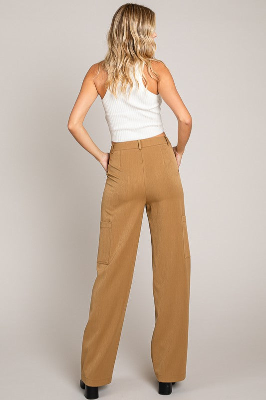 Pantalón cargo, kaki