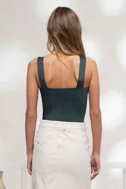 Blusa basica verde obscuro, Luar Boutique Mx 2