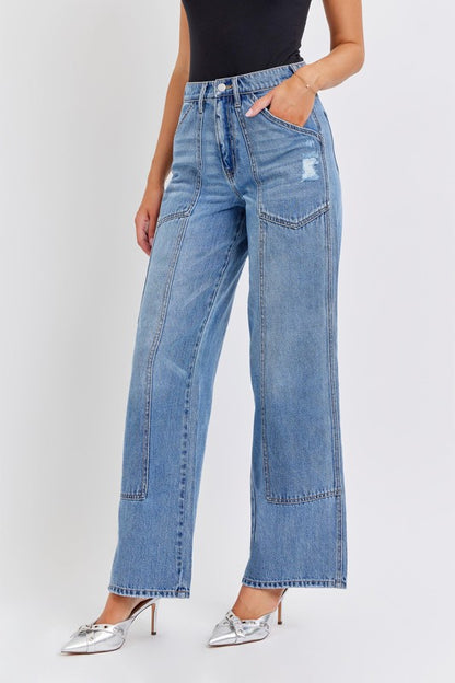 Pantalón pierna ancha