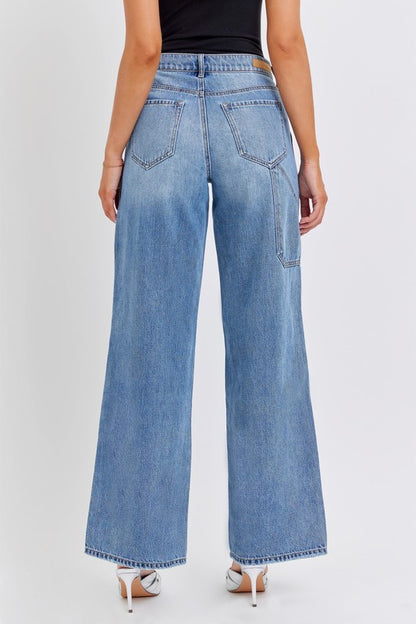 Pantalón pierna ancha