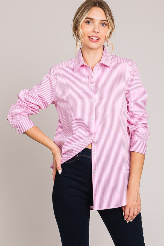 Camisa de vestir a rayas
