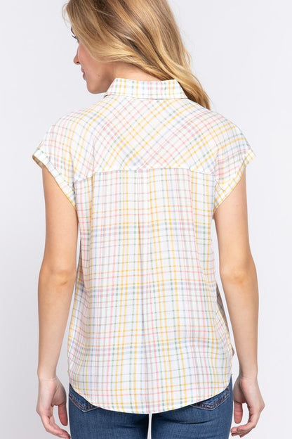 Camisa manga corta multicolor
