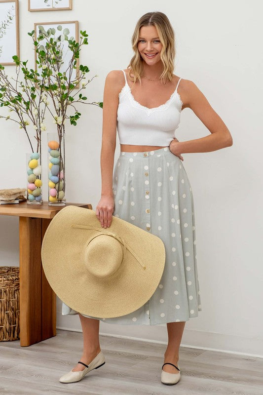 Falda menta, Luar Boutique