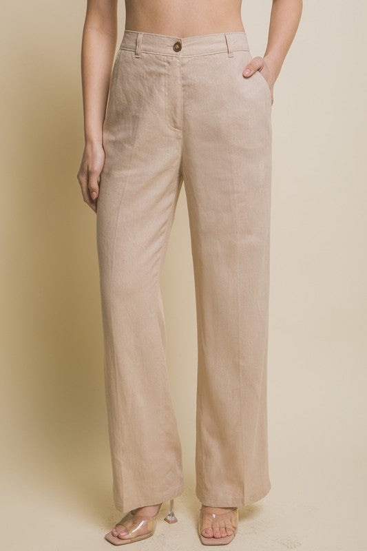 Pantalon lino con pinzas