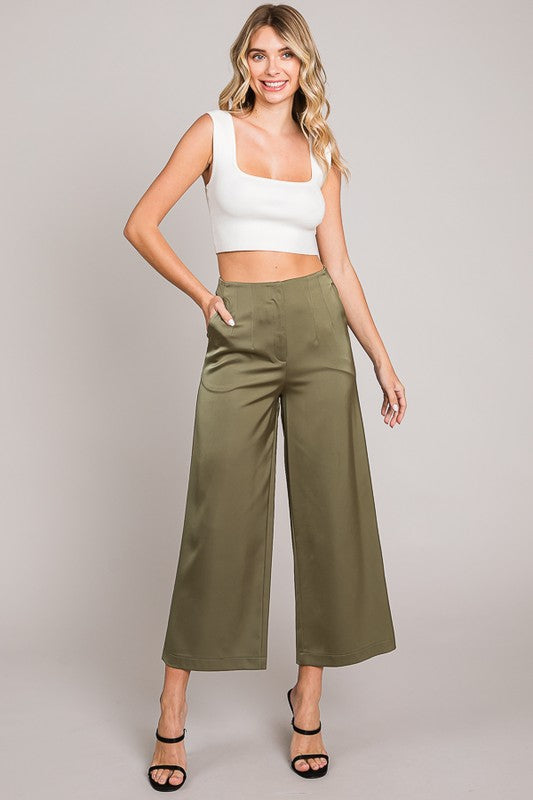 Pantalón corto satinado
