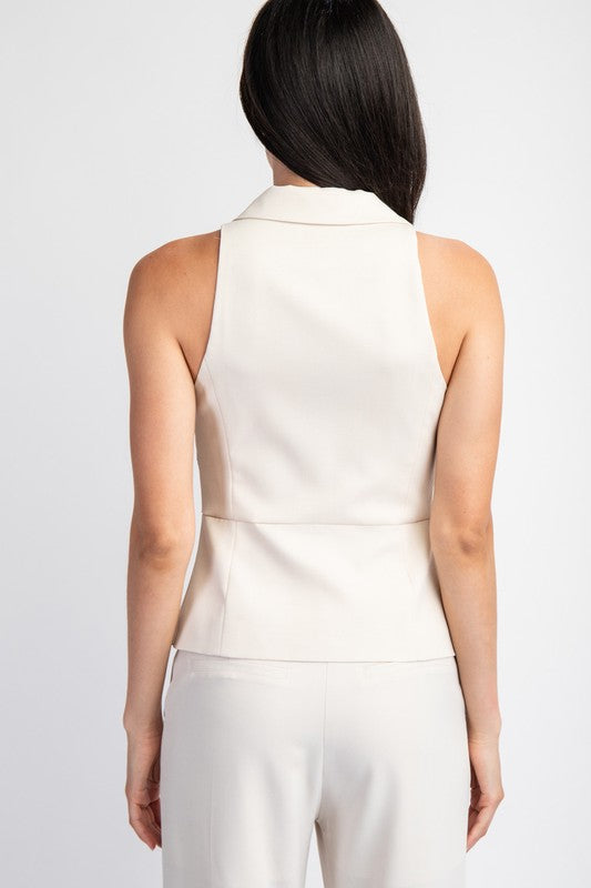 Saco ivory con botones, Luar Boutique Mx 3