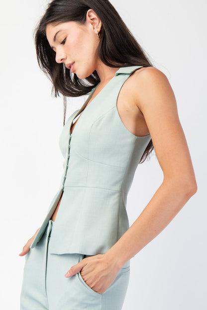 Saco menta con botones, Luar Boutique Mx 2
