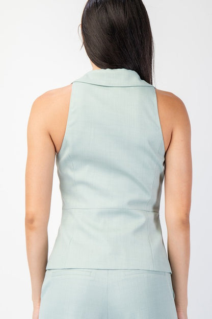Saco menta con botones, Luar Boutique Mx 3