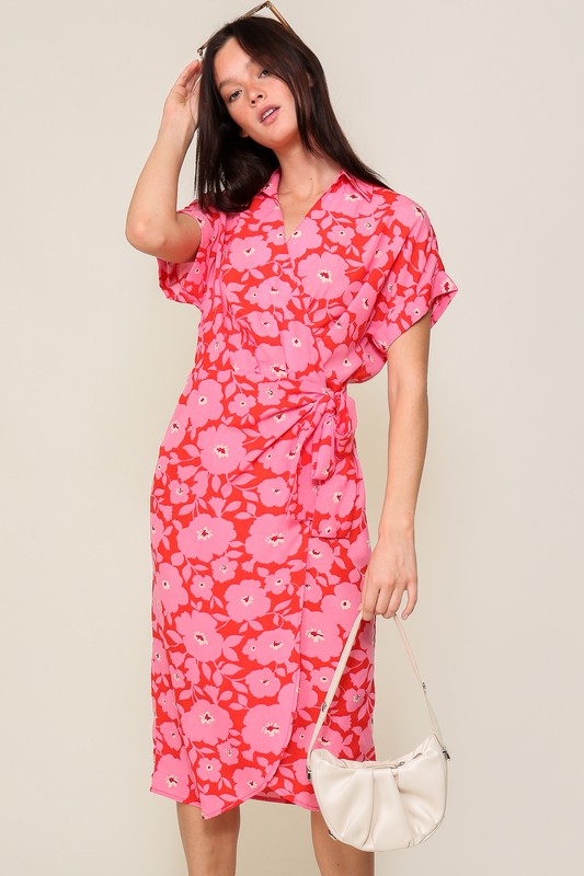 Vestido con estampado floral
