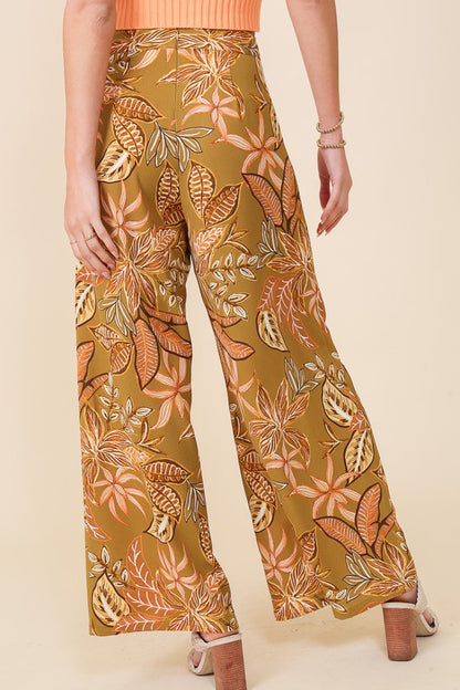Romi - Pantalón Wide Leg Estampado