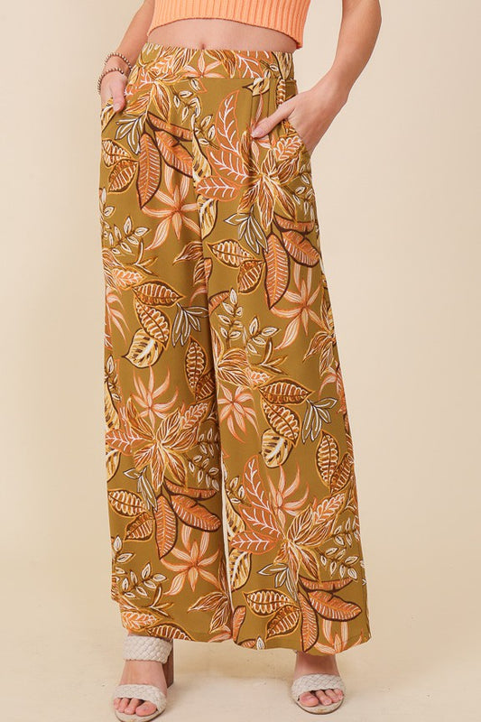 Romi - Pantalón Wide Leg Estampado