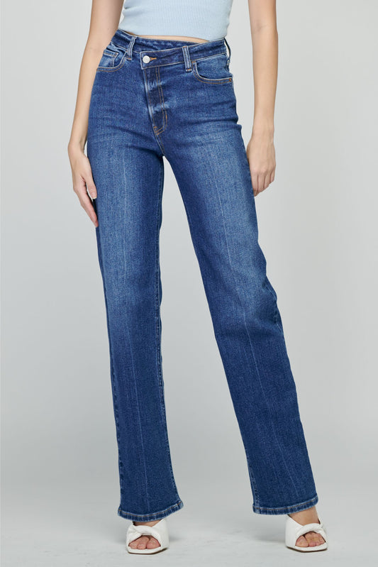 Milana - Pantalon Cintura Asimétrica