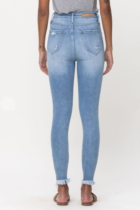 Ely - Pantalón Skinny Deshilachado